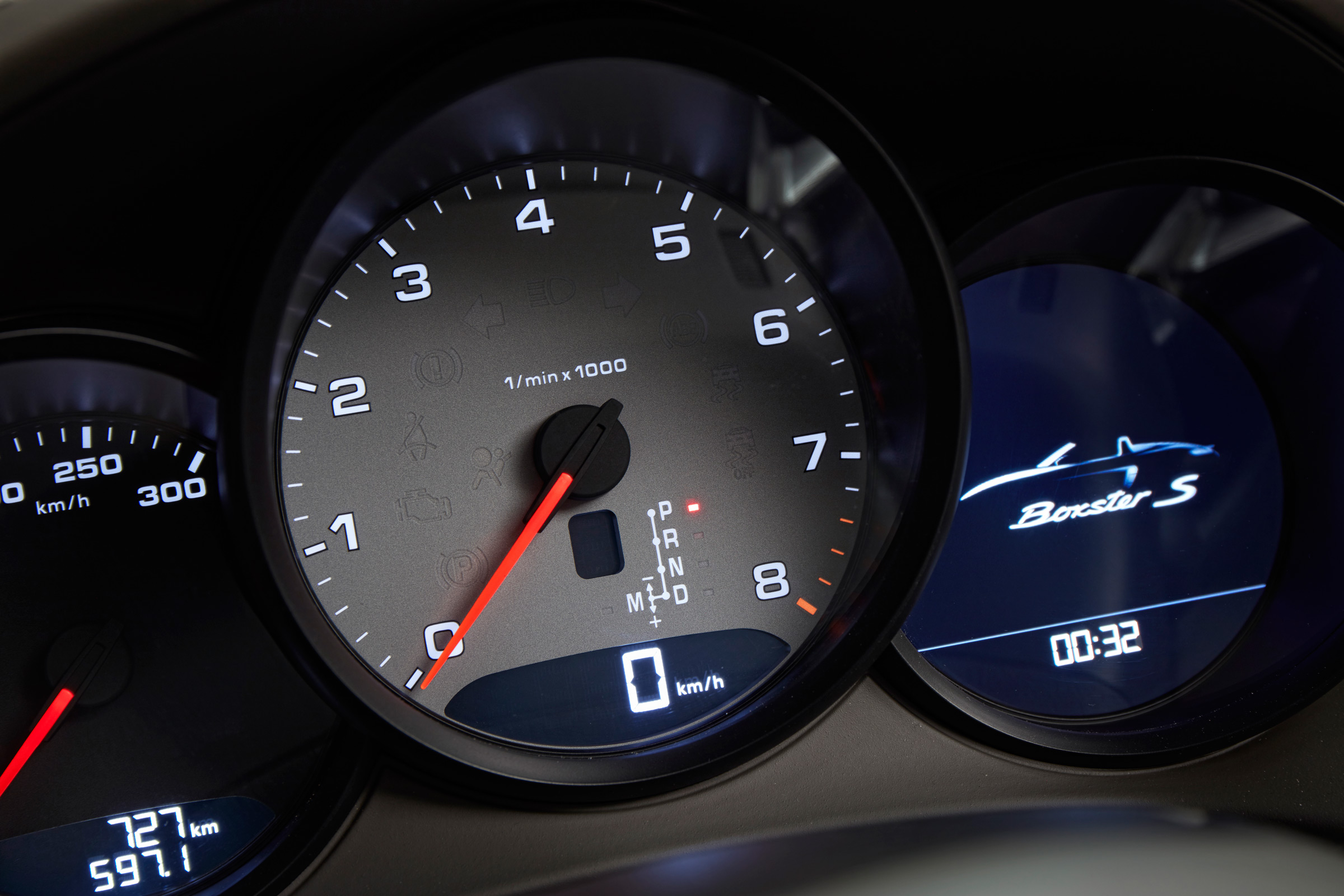 Porsche 718 Boxster - dials