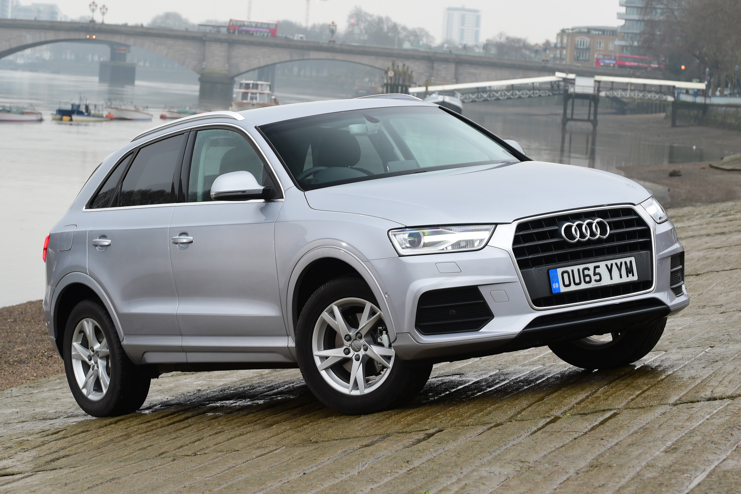 Audi Q3 group test - front quarter
