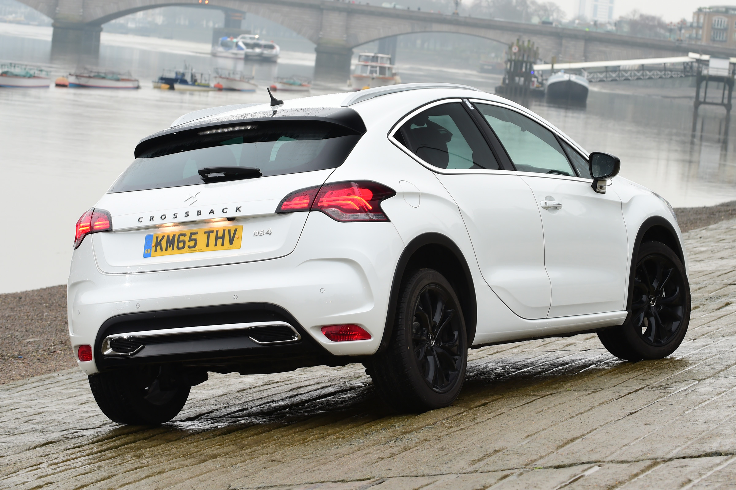 DS 4 Crossback group test - rear quarter