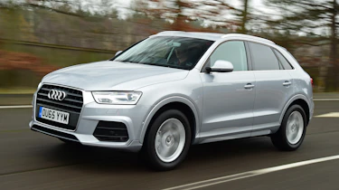 Audi Q3 group test - front tracking