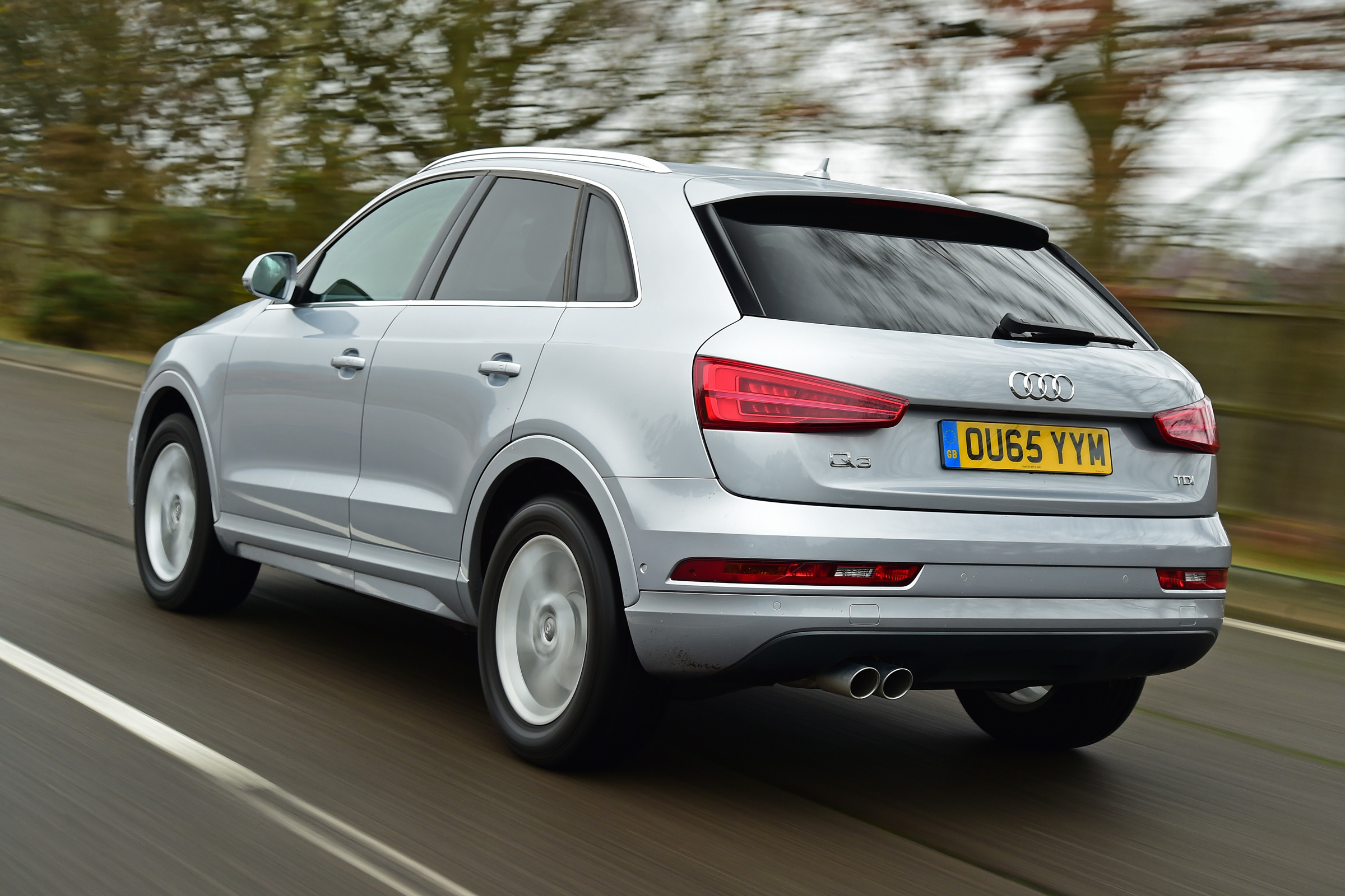Audi Q3 group test - rear tracking