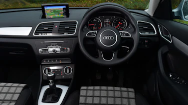 Audi Q3 group test - dashboard