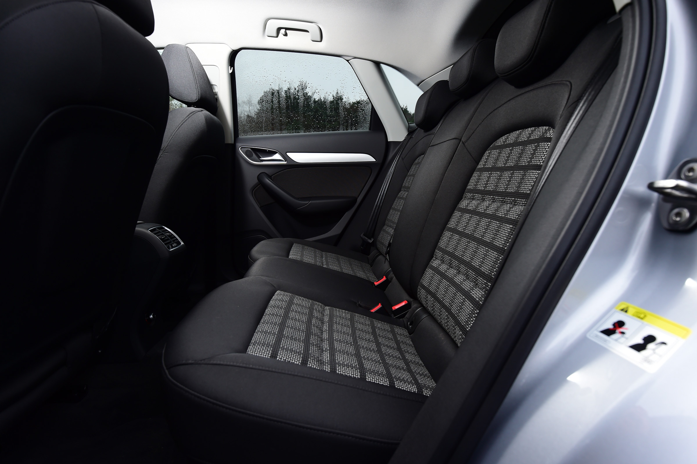 Audi Q3 group test - rear seats