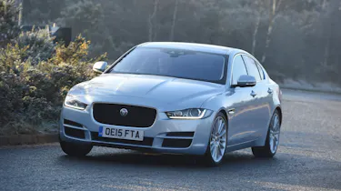 Jaguar XE Portfolio petrol 2016 - front cornering