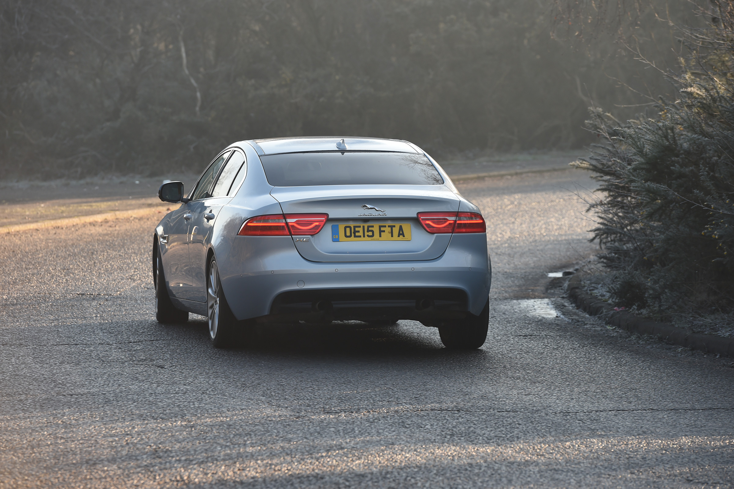 Jaguar XE Portfolio petrol 2016 - rear cornering