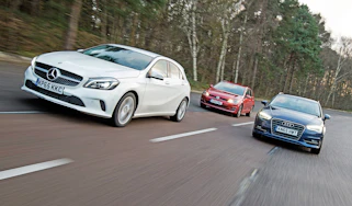 Mercedes A 200 vs Audi A3 vs Volkswagen Golf
