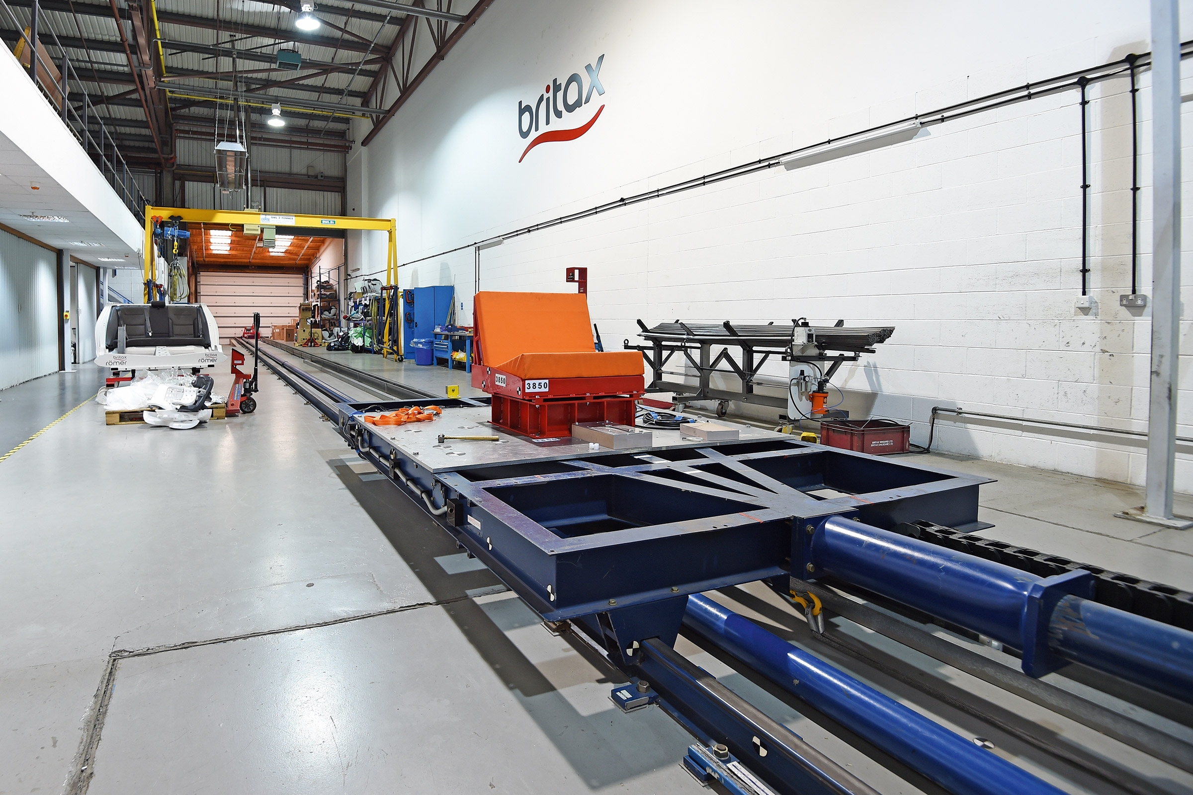 Child car seat - testing facility