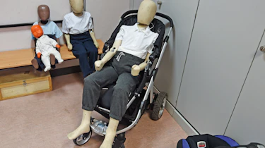 Child car seats - test dummies