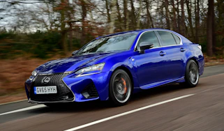 New Lexus GS F 2016 - front tracking