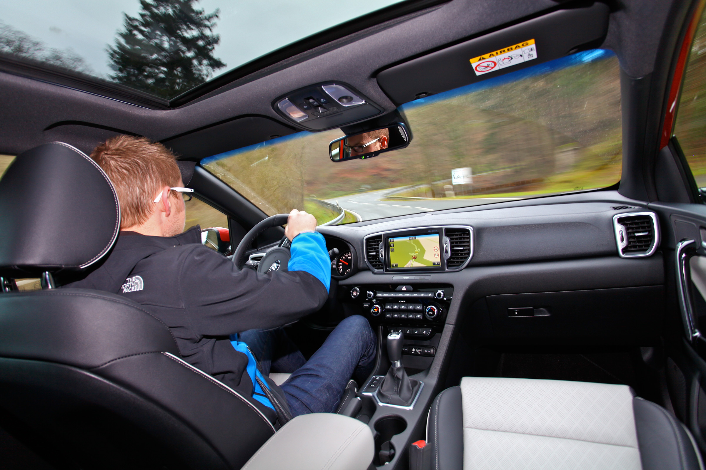 New Kia Sportage SUV 2016 - Sean driving