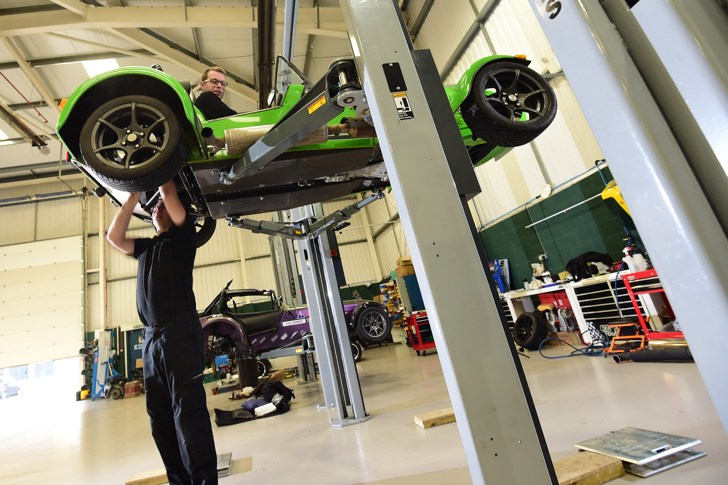 Long-term test review: Caterham 270S weighing