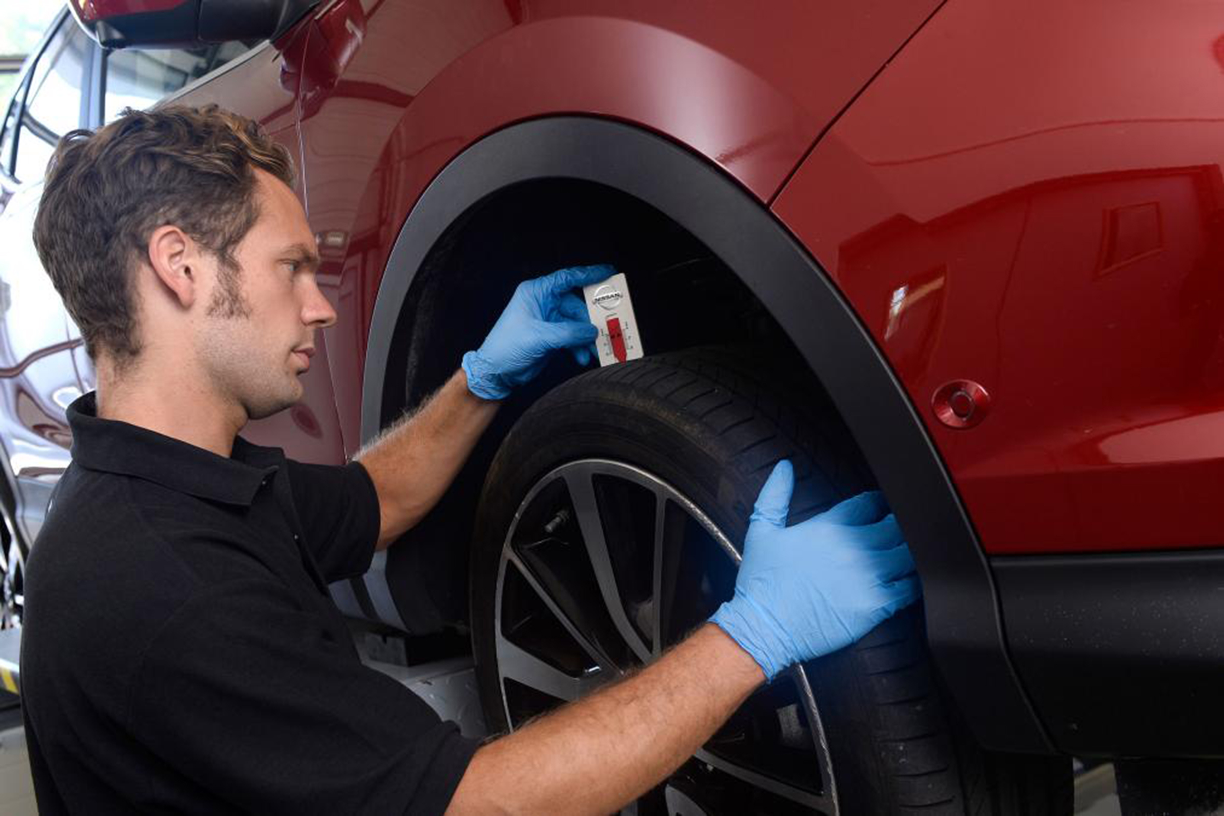 MoT test - tyre check