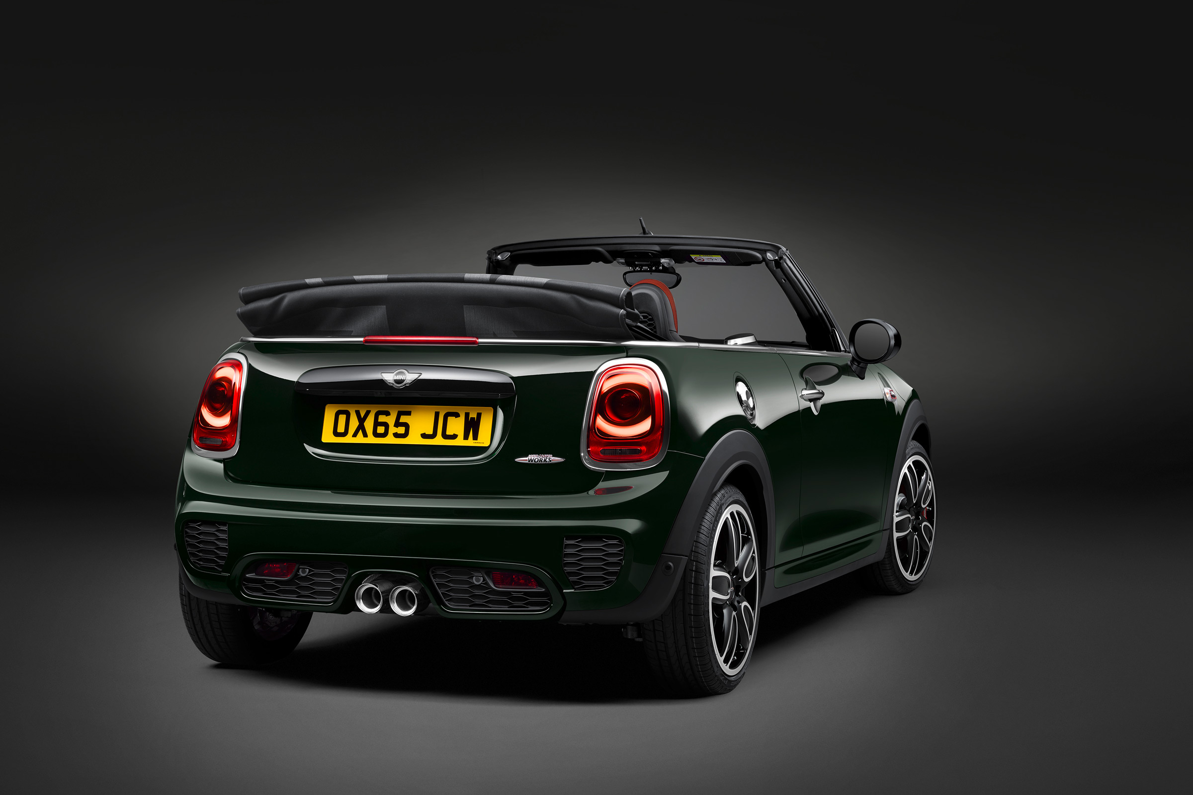 Mini John Cooper Works Convertible 2016 - rear quarter roof down