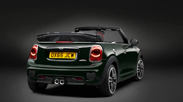 Mini John Cooper Works Convertible 2016 - rear quarter roof down