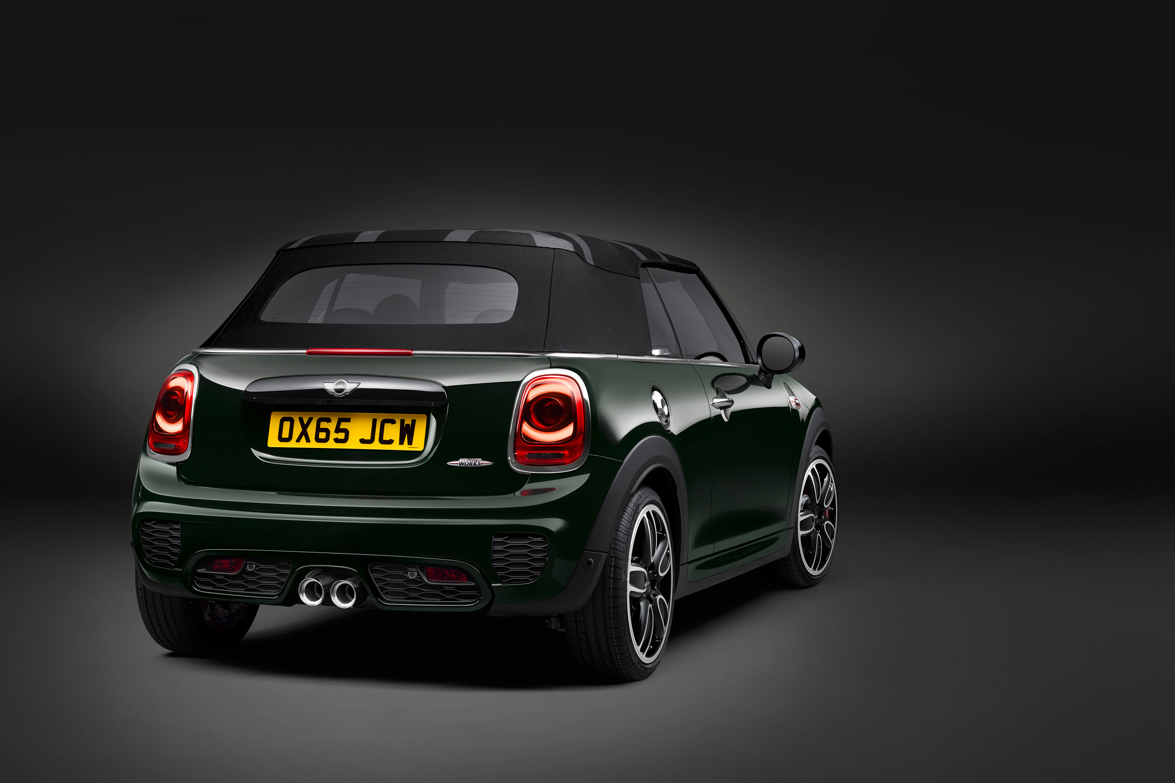 Mini John Cooper Works Convertible 2016 - rear quarter roof up