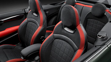Mini John Cooper Works Convertible 2016 - front and rear seats