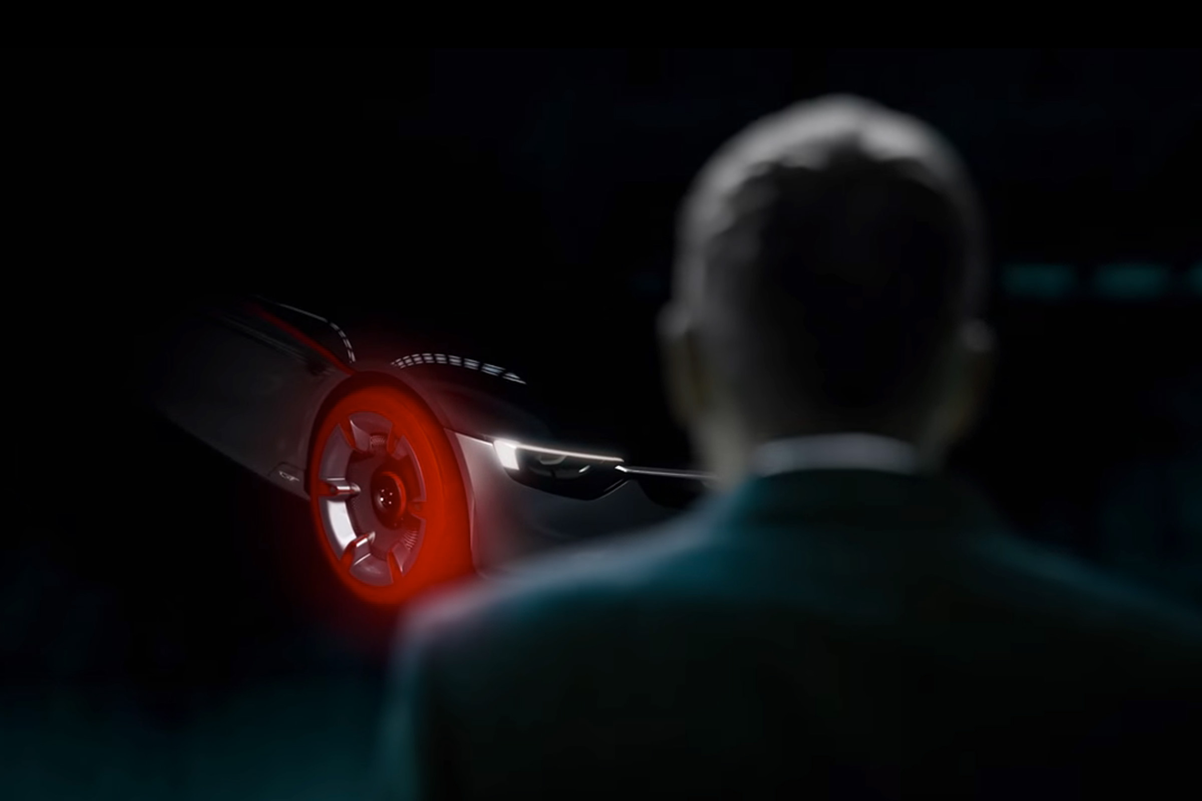 Vauxhall GT video teaser red wheel