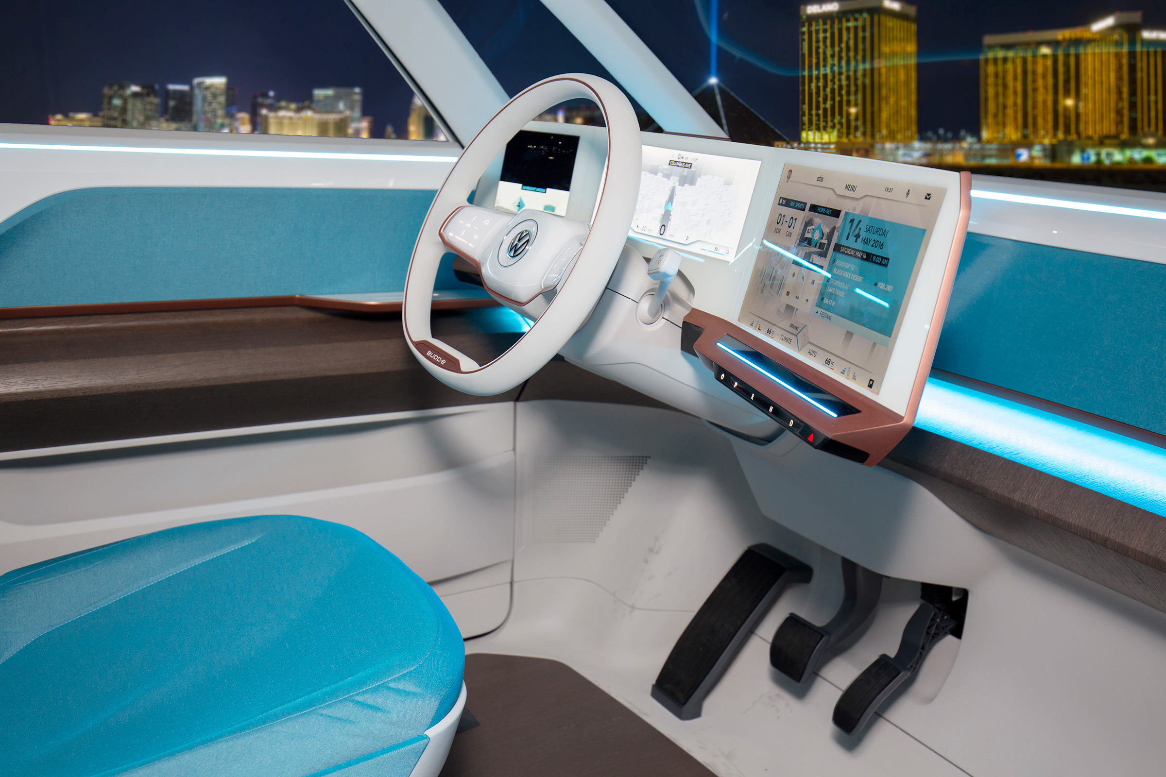 Volkswagen Budd-e first drive 2016 - dashboard