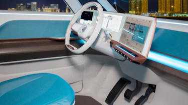 Volkswagen Budd-e first drive 2016 - dashboard