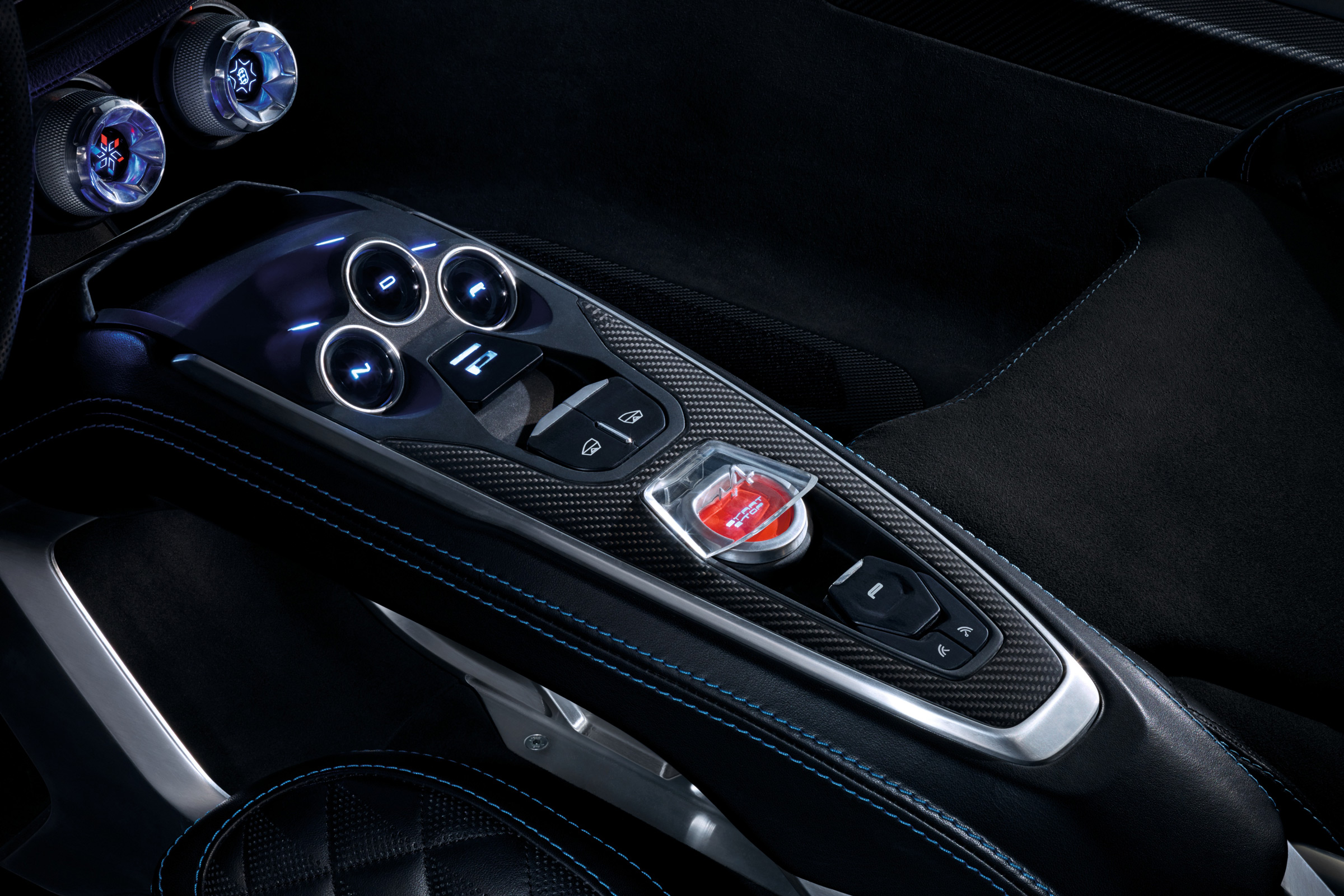 Renault Alpine Vision concept - centre console