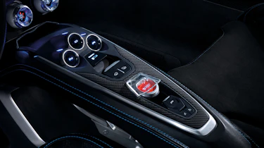 Renault Alpine Vision concept - centre console