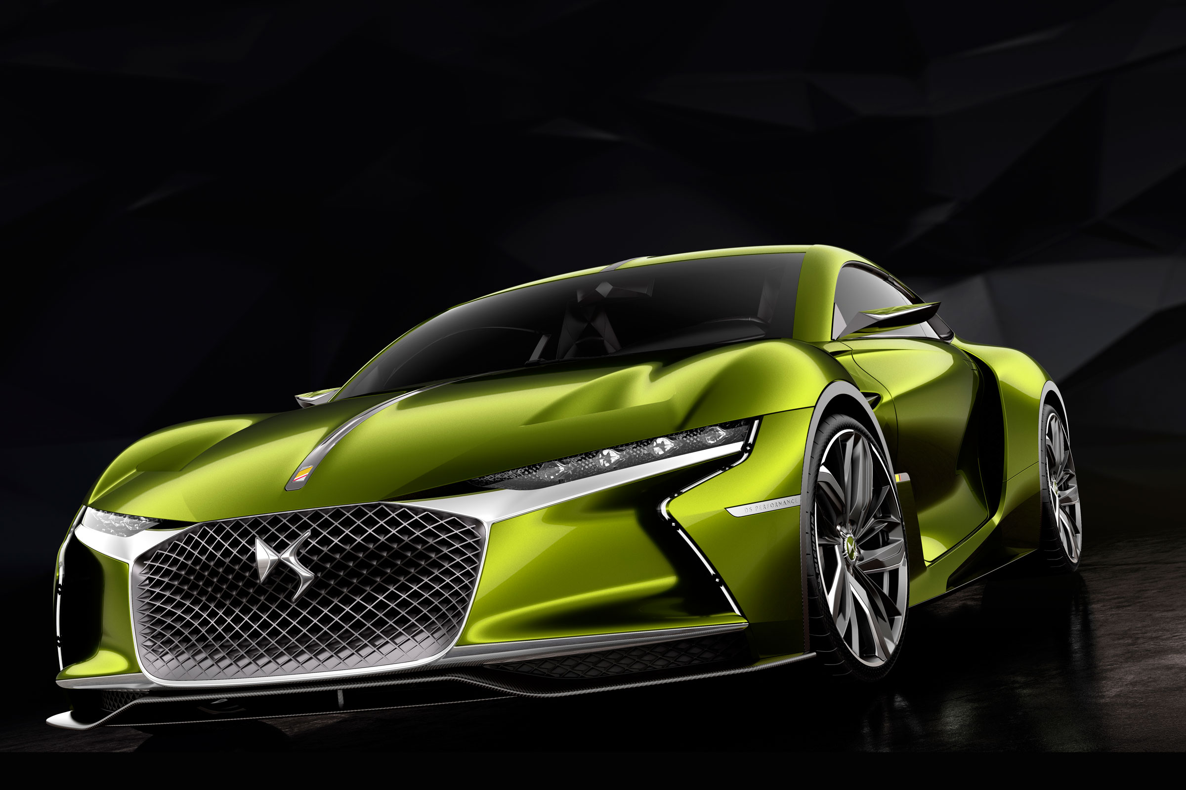 DS E-Tense concept car - front view