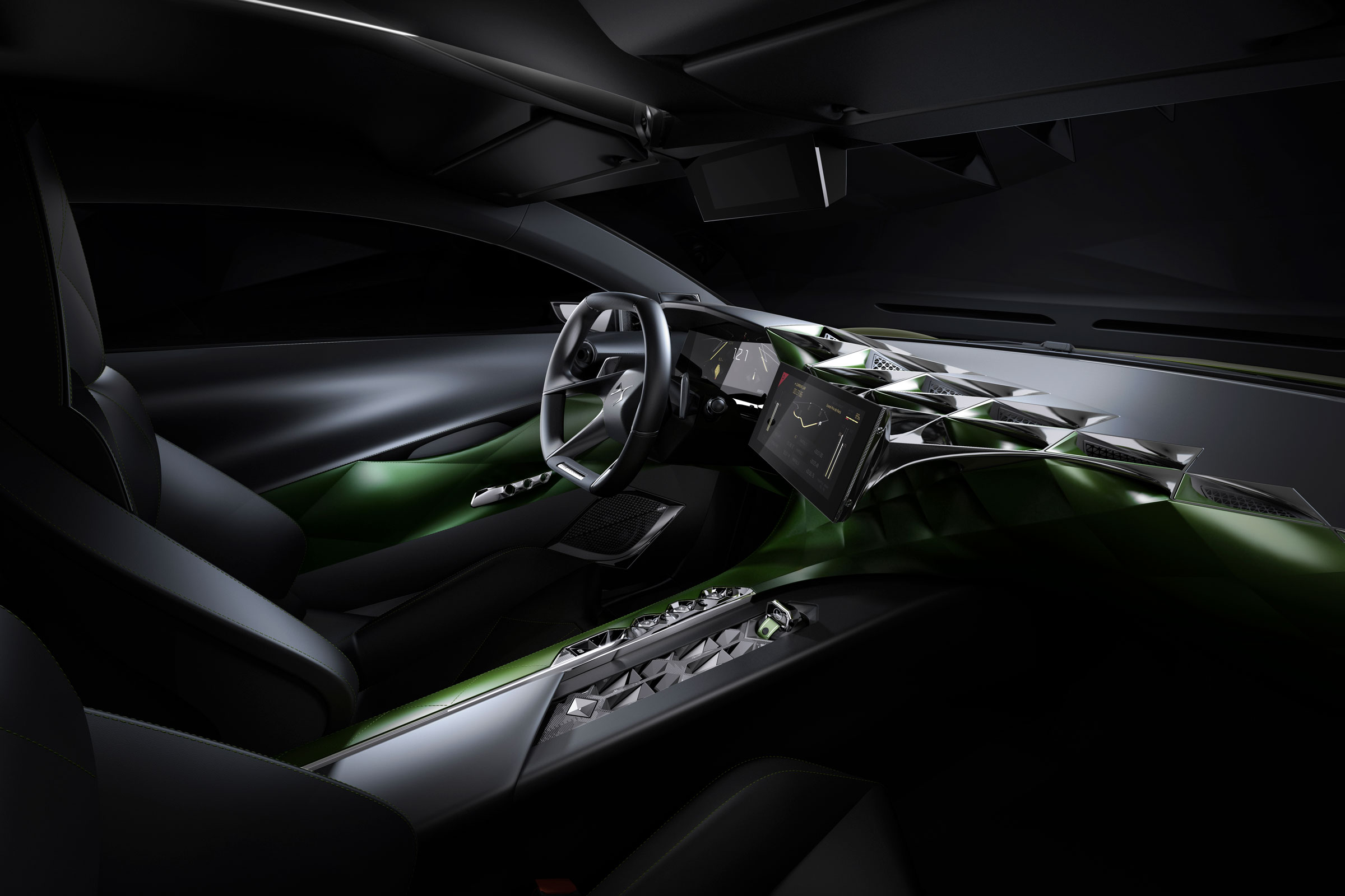 DS E-Tense concept car - interior