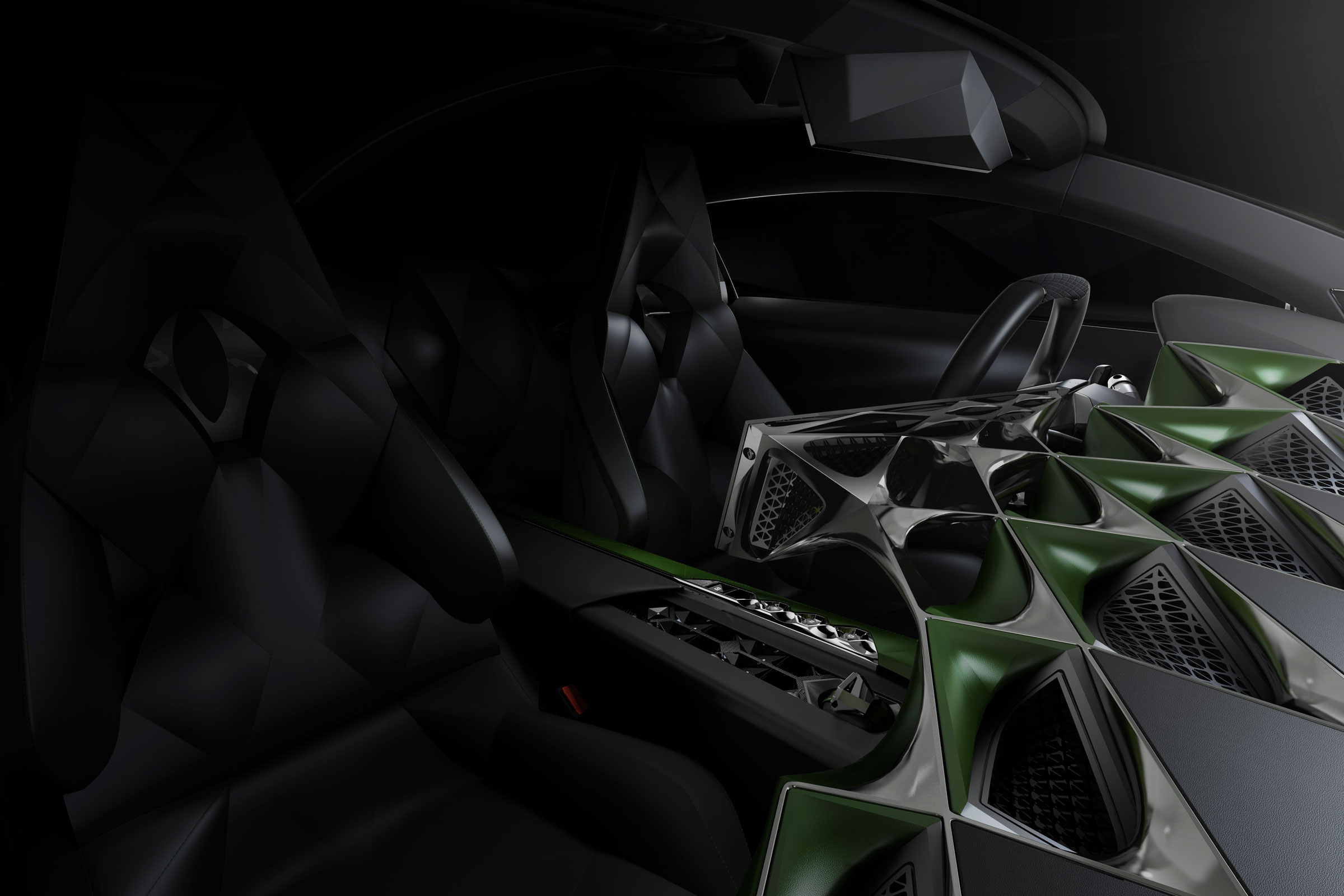 DS E-Tense concept car - dash
