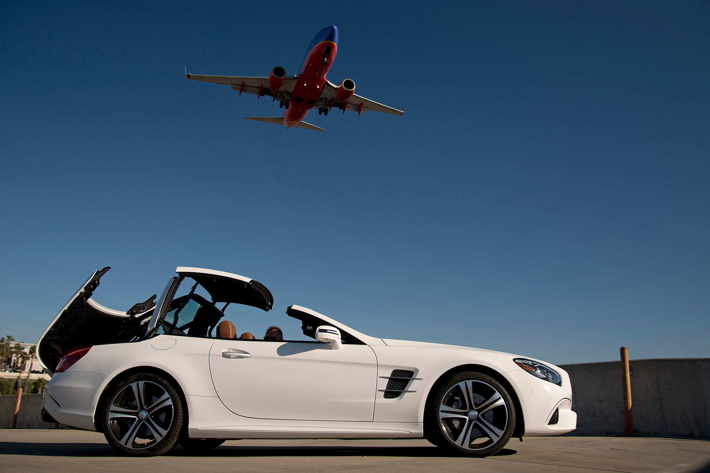 Mercedes SL400 - roof