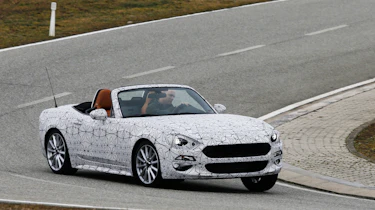 Fiat 124 Spider front cornering
