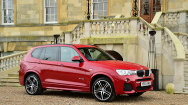 Mercedes GLC vs BMW X3 vs Audi Q5 - BMW front quarter