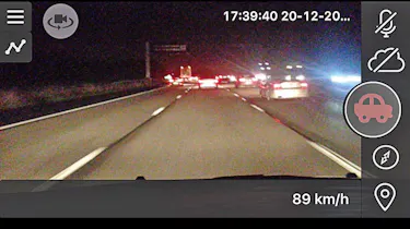 Dash cam app product test camonroad