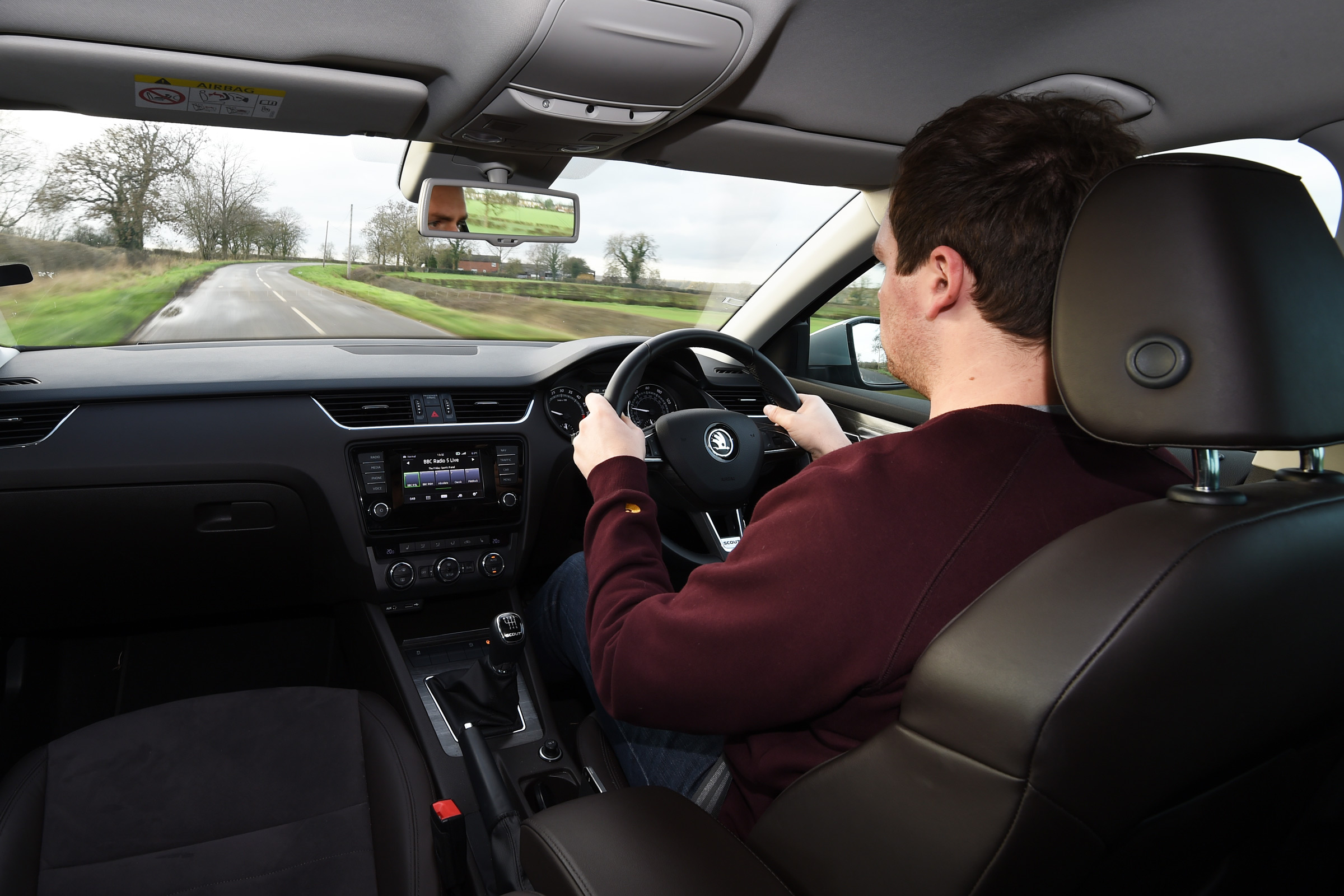 Skoda Octavia Scout long-termer - Otis driving