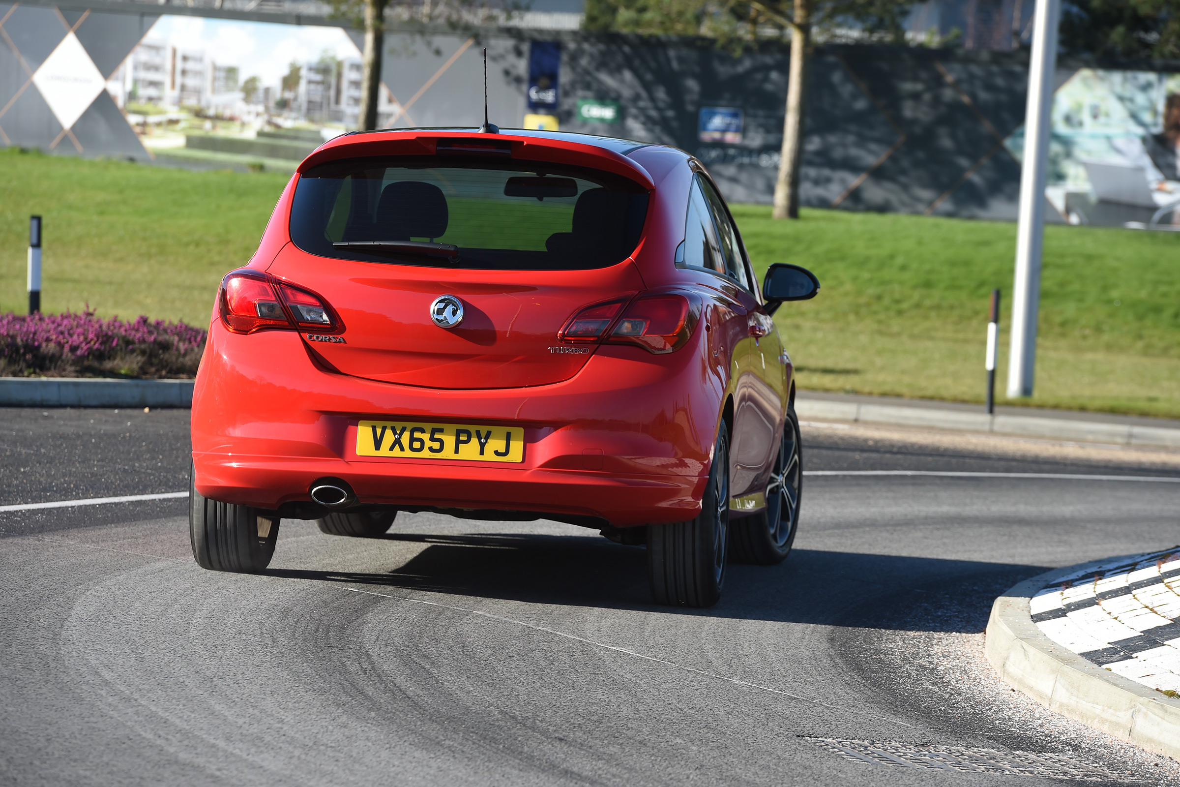 Vauxhall Corsa Red Edition - rear cornering