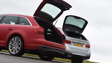 Audi A4 Avant vs BMW 3 Series Touring - boot open