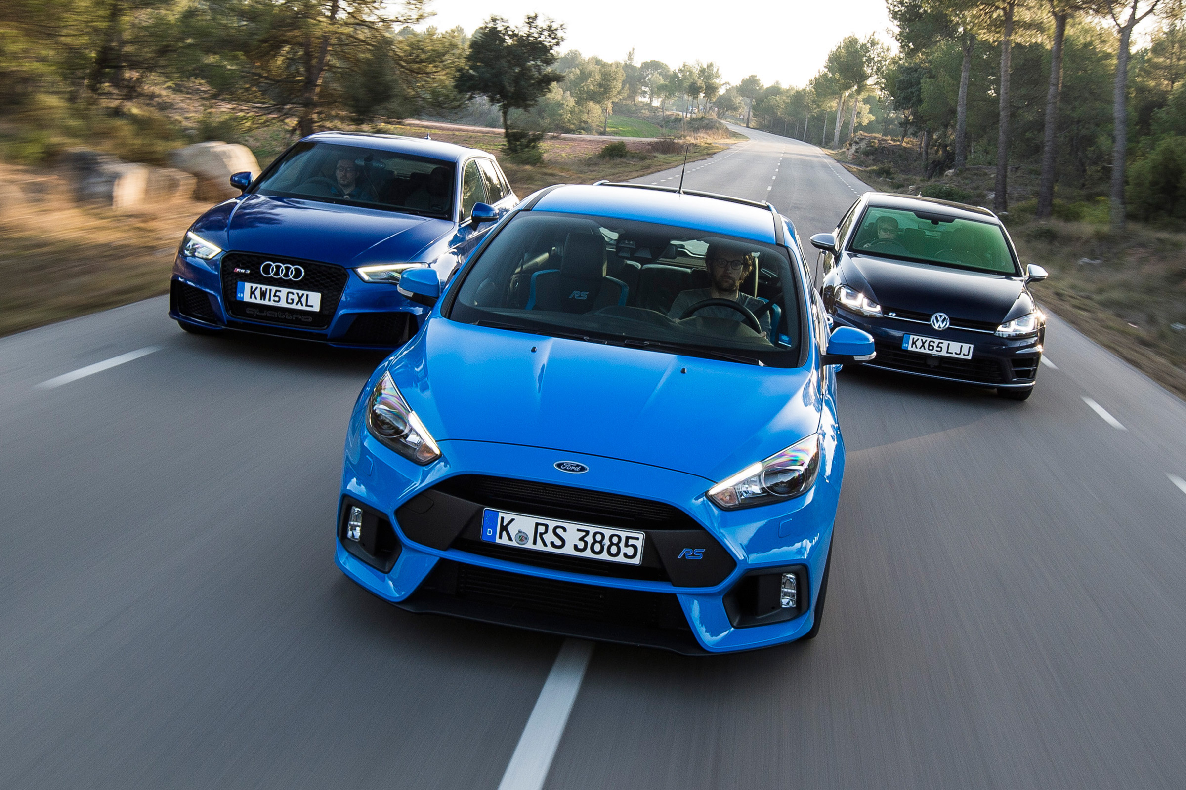 Focus RS vs RS3 vs Golf R - header