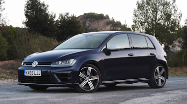 Focus RS vs RS3 vs Golf R - Golf R front quarter