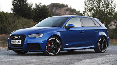 Focus RS vs RS3 vs Golf R - RS3 front quarter