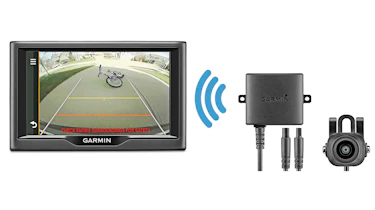 Reversing camera and parking sensors