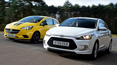 Hyundai i20 Coupe vs Vauxhall Corsa - head-to-head