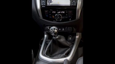 Nissan Navara first UK drive - gearstick