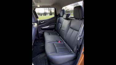 Nissan Navara first UK drive - rear seats