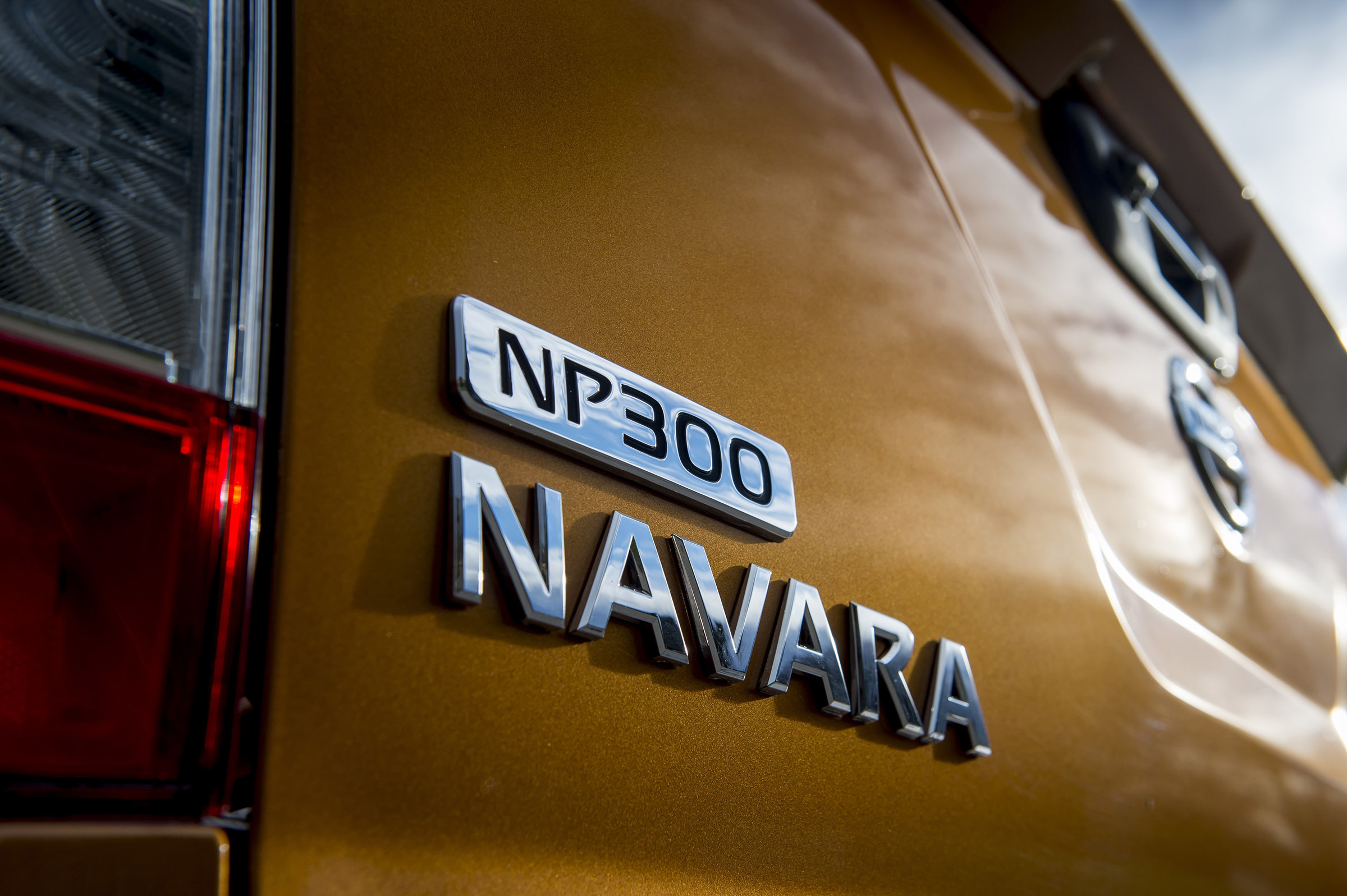 Nissan Navara first UK drive - badge