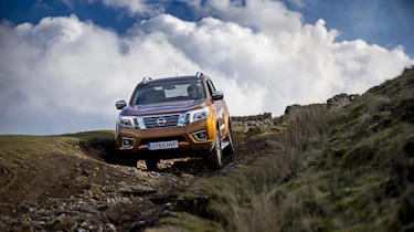 Nissan Navara first UK drive - front off road