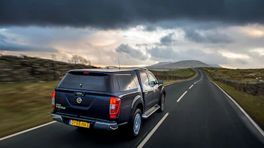 Nissan Navara first UK drive - on road rear tracking
