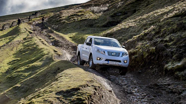 Nissan Navara first UK drive - front off roading