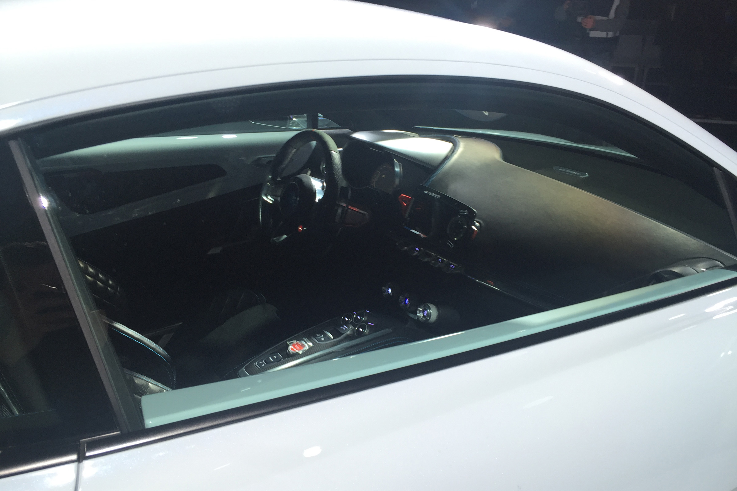 Renault Alpine Vision concept - show reveal inside view