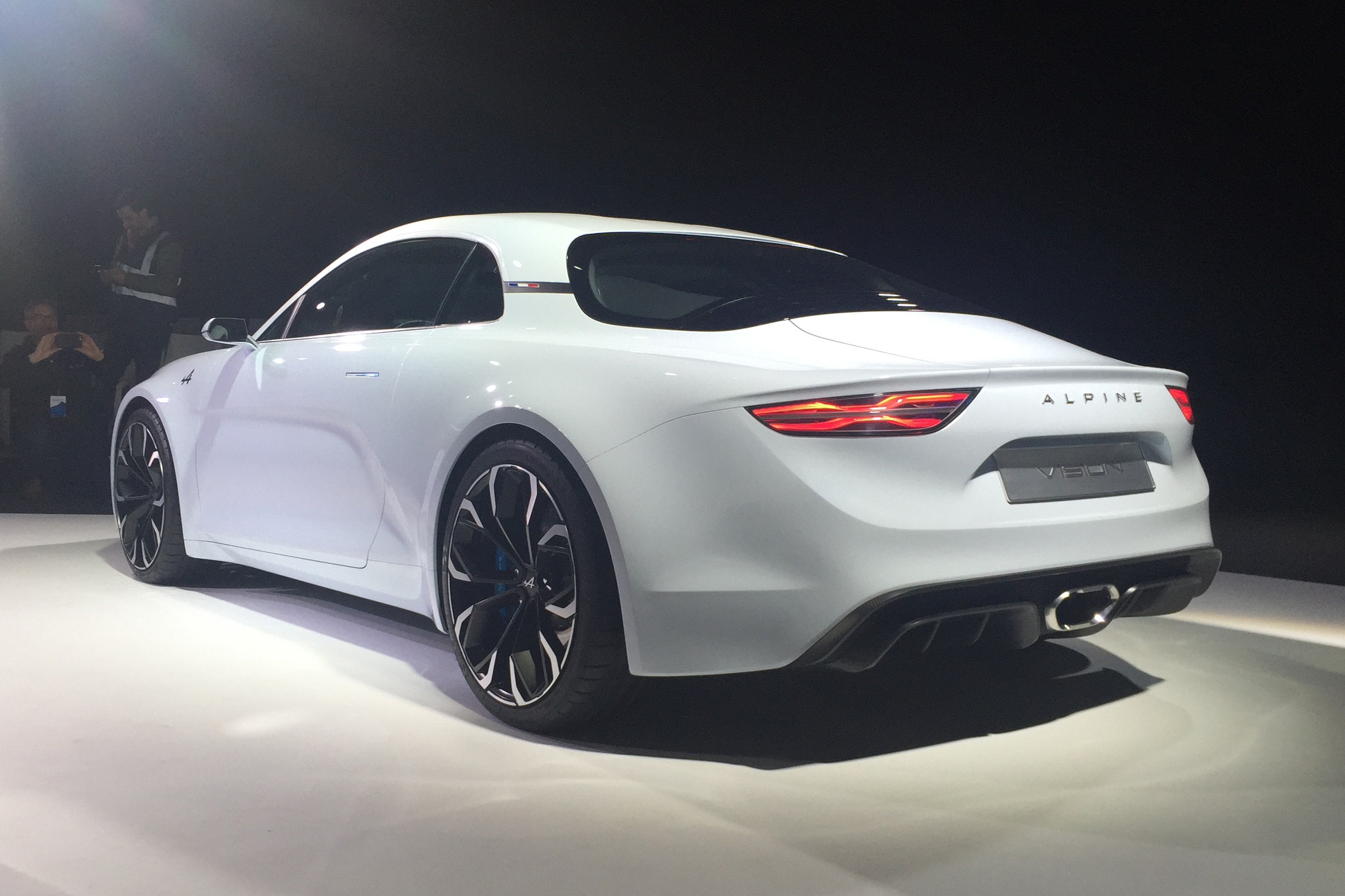 Renault Alpine Vision concept - show reveal rear quarter