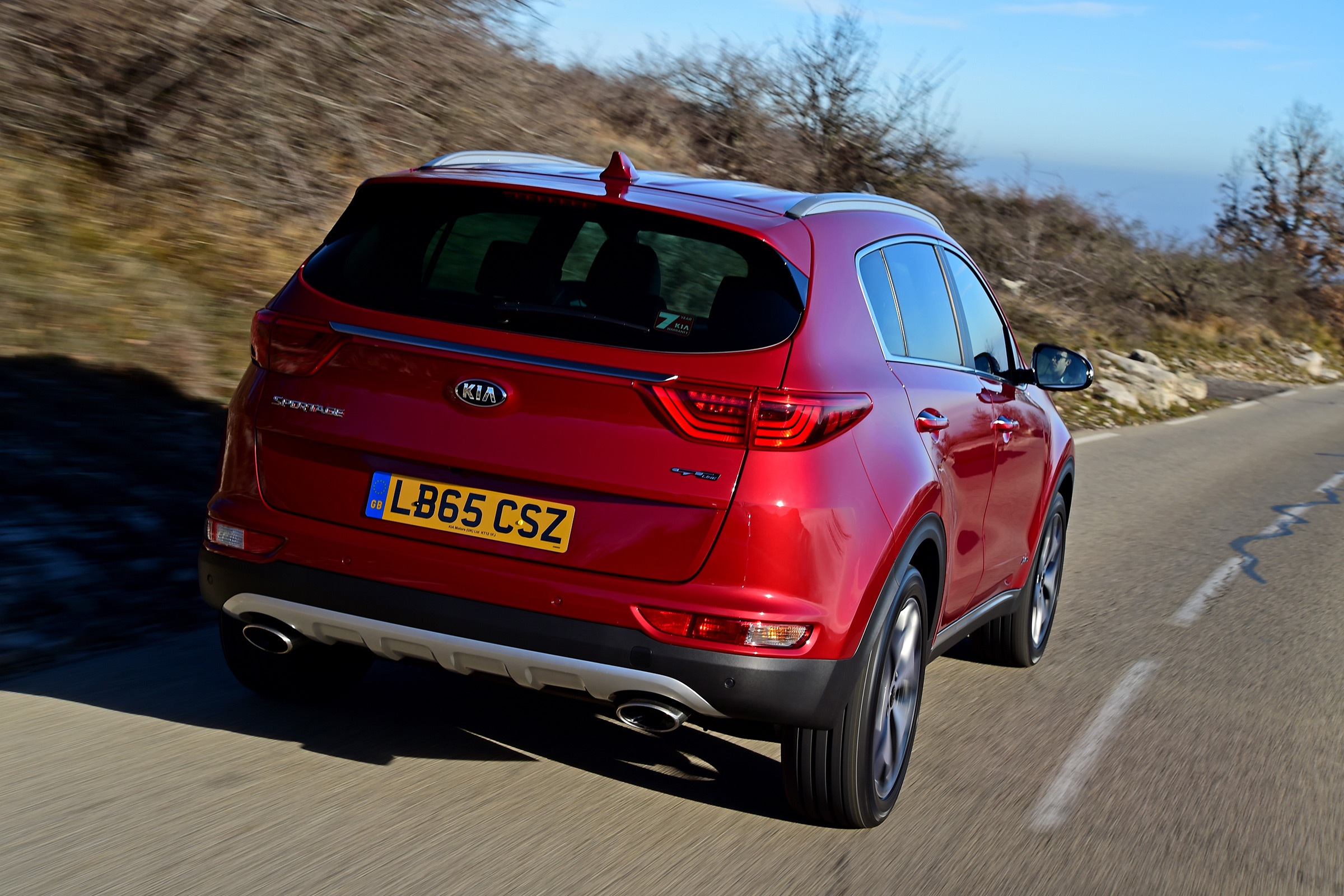 Kia Sportage GT Line 2016 - rear tracking
