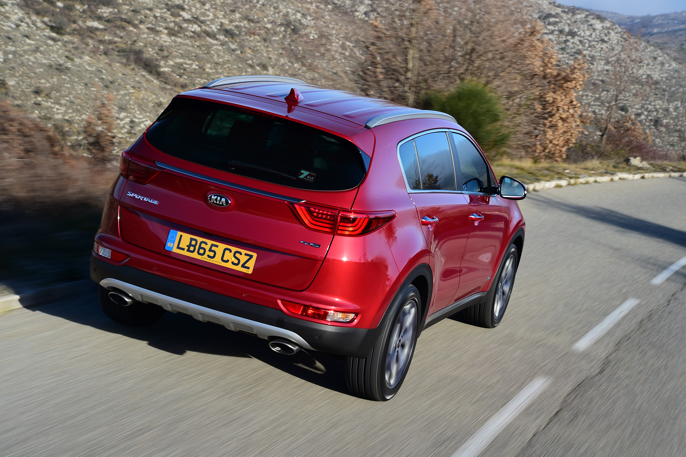 Kia Sportage GT Line 2016 - rear tracking 2